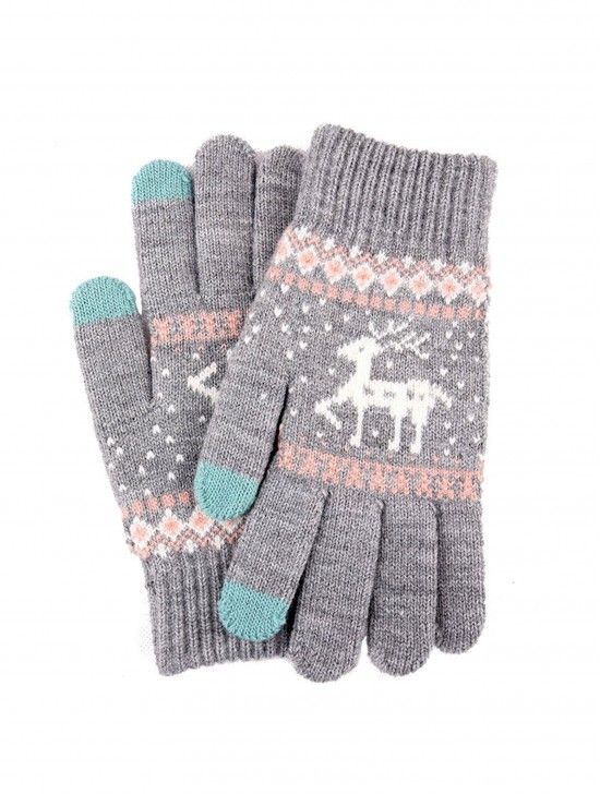 Reindeer Stretchy Magic Gloves